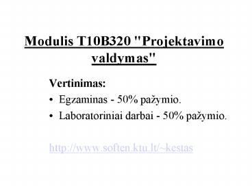 Modulis T10B320 