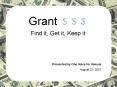 Grant PowerPoint PPT Presentation