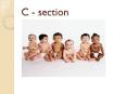 C - section PowerPoint PPT Presentation