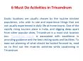 6 Must Do Activities in Trivandrum PowerPoint PPT Presentation