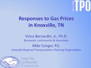 Responses to Gas Prices in Knoxville, TN