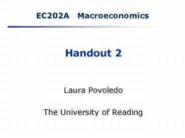 EC202A  Macroeconomics