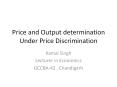 Price and Output determination Under Price Discrimination PowerPoint PPT Presentation