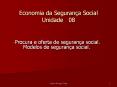 Economia da Seguran PowerPoint PPT Presentation