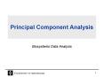 Principal Component Analysis PowerPoint PPT Presentation