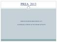 PREA 2013 PowerPoint PPT Presentation