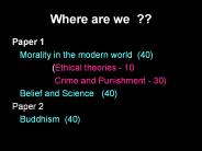 Where are we ??