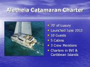 Aletheia Catamaran Charter