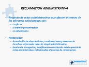 RECLAMACION ADMINISTRATIVA