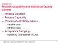 Chapter 9A Process Capability and Statistical Quality Control PowerPoint PPT Presentation