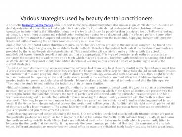 Dentist Santa Monica