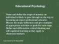 Educational Psychology PowerPoint PPT Presentation