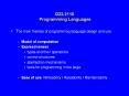 G22.2110 Programming Languages PowerPoint PPT Presentation