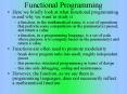 Functional Programming PowerPoint PPT Presentation