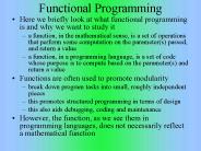 Functional Programming