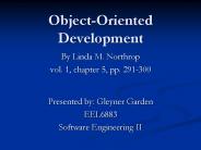 Object-Oriented Development
