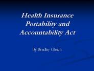 Health Insurance Portability and Accountability Act