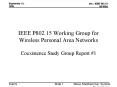 IEEE P802.15 Working Group for Wireless Personal Area Networks PowerPoint PPT Presentation