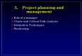 5.Project planning and management PowerPoint PPT Presentation