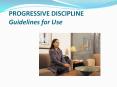 PROGRESSIVE DISCIPLINE Guidelines for Use PowerPoint PPT Presentation