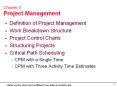 Chapter 3 Project Management PowerPoint PPT Presentation