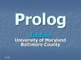 Prolog PowerPoint PPT Presentation