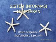 SISTEM INFORMASI PEMASARAN