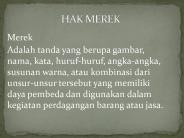 HAK MEREK