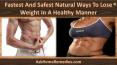Fastest And Safest Natural Ways To Lose Weight In A Healthy Manner PowerPoint PPT Presentation