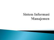 Sistem Informasi Manajemen