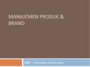 Manajemen Produk