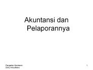 Akuntansi dan Pelaporannya