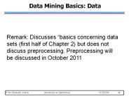 Data Mining Basics: Data