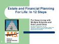 Estate and Financial Planning For Life: In 12 Steps PowerPoint PPT Presentation