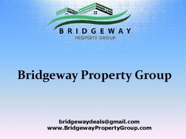 Bridgeway Property Group - Cash Homebuyers Atlanta