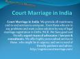 court marriage in india, court marriage , court marriage in delhi PowerPoint PPT Presentation