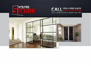 You're Secure - Screens