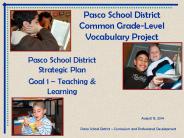 Pasco School District Common Grade-Level Vocabulary Project