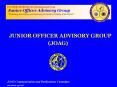 U.S. Public Health Service Commissioned Corps Junior Officer Advisory Group   PowerPoint PPT Presentation