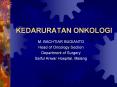 KEDARURATAN ONKOLOGI PowerPoint PPT Presentation
