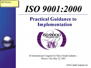 ISO 9001:2000