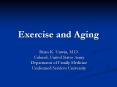 Exercise and Aging PowerPoint PPT Presentation