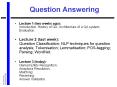 Question Answering PowerPoint PPT Presentation