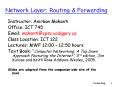 Network Layer: Routing PowerPoint PPT Presentation