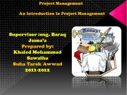 Project Management  An Introduction to Project Management