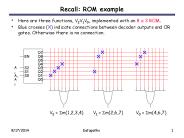 Recall: ROM example