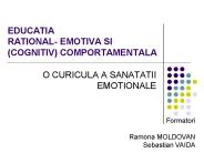 EDUCATIA RATIONAL- EMOTIVA SI (COGNITIV) COMPORTAMENTALA