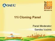 11i Cloning Panel