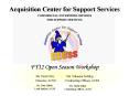 Acquisition Center for Support Services COMMERCIAL ENTERPRISE OMNIBUS FOR SUPPORT SERVICES PowerPoint PPT Presentation