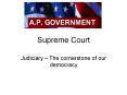 Supreme Court PowerPoint PPT Presentation